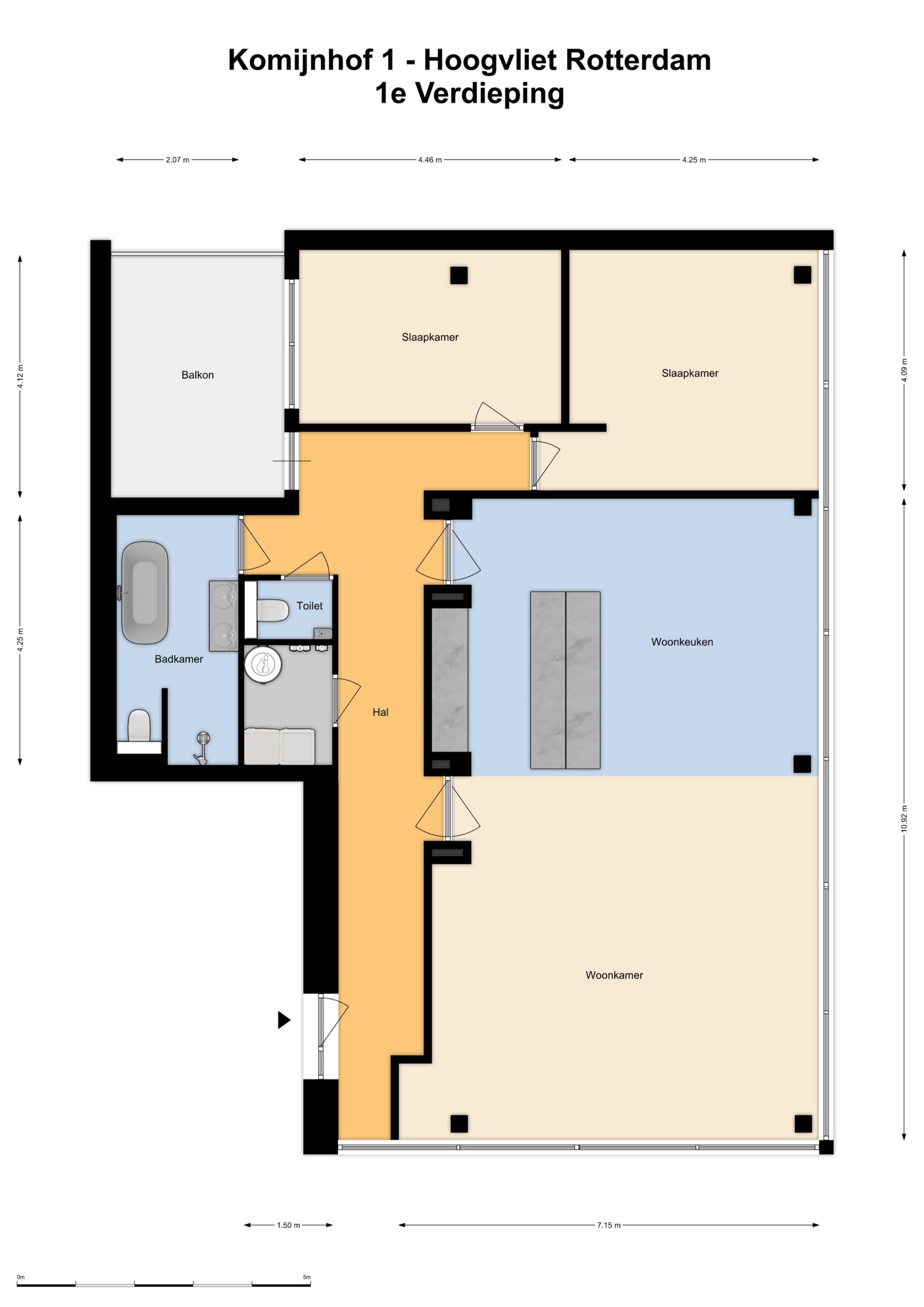Komijnhof 1 - EV - 2D